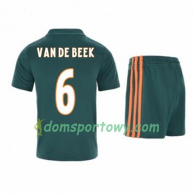Koszulka Ajax Amsterdam Donny van de Beek 21 Dziecięcy Wyjazdowe Koszulki Piłkarskie 2019-2020 Krótki Rękaw